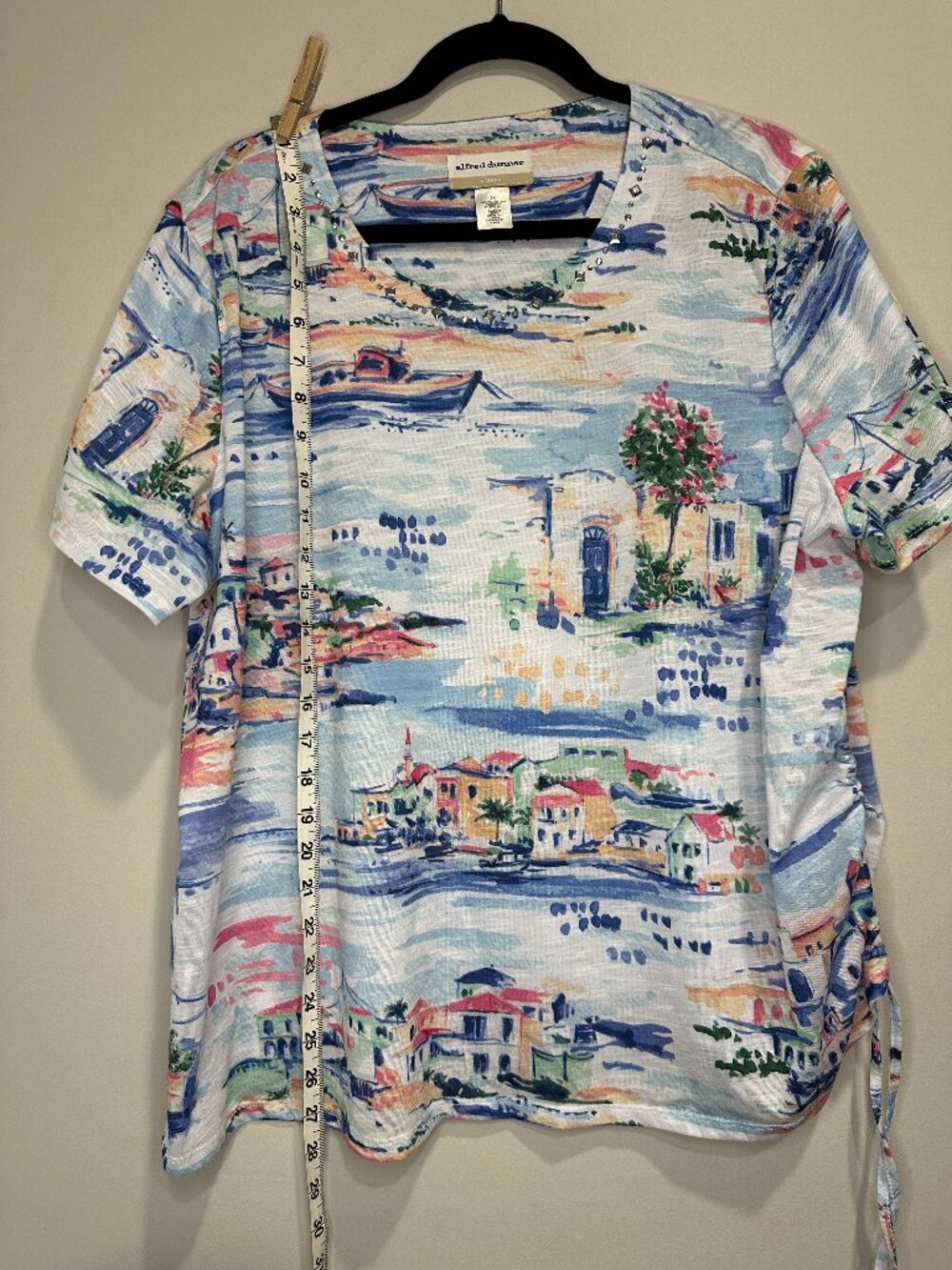 Alfred Dunner Mediterranean print Tee Shirt